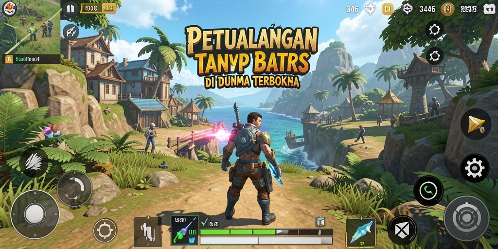 Gameplay Open World yang menakjubkan dalam 3446.