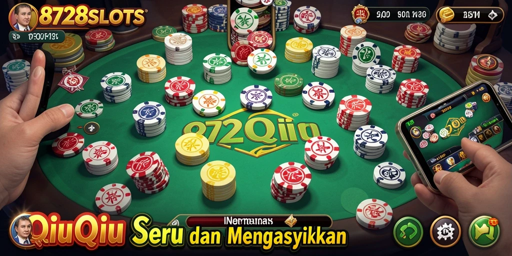 Tampilan gameplay seru dalam 8728SLOTS dengan fitur QiuQiu.