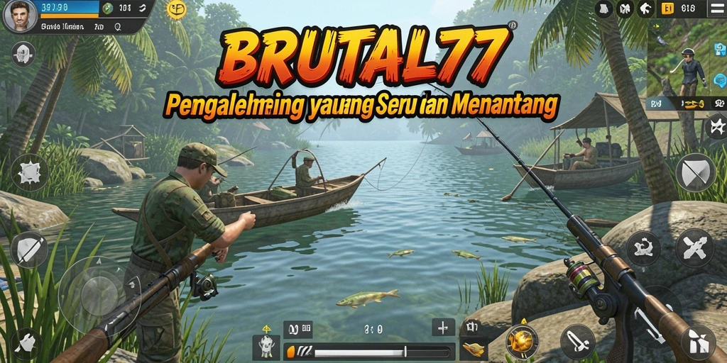 Tangkapan ikan besar dalam permainan BRUTAL77 yang menegangkan.
