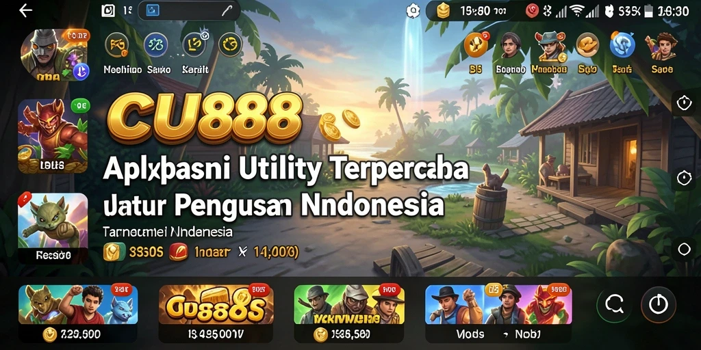 Tampilan antarmuka CU888 yang modern dan fungsional.