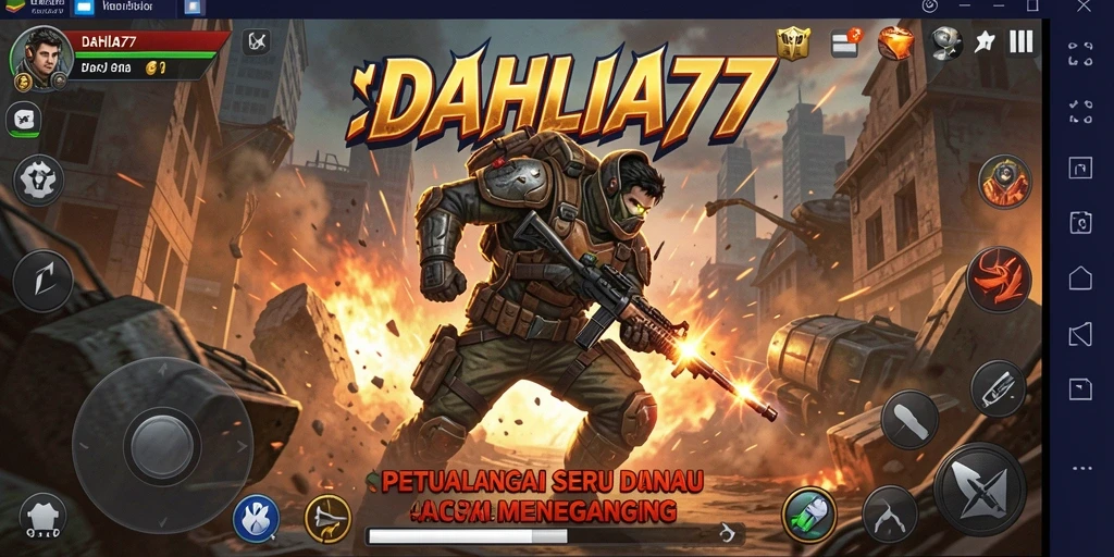 Tampilan gameplay <strong>DAHLIA77</strong> yang penuh aksi dan seru.