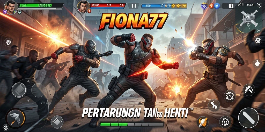 Screenshot FIONA77 menampilkan aksi gameplay yang dinamis dan menegangkan.
