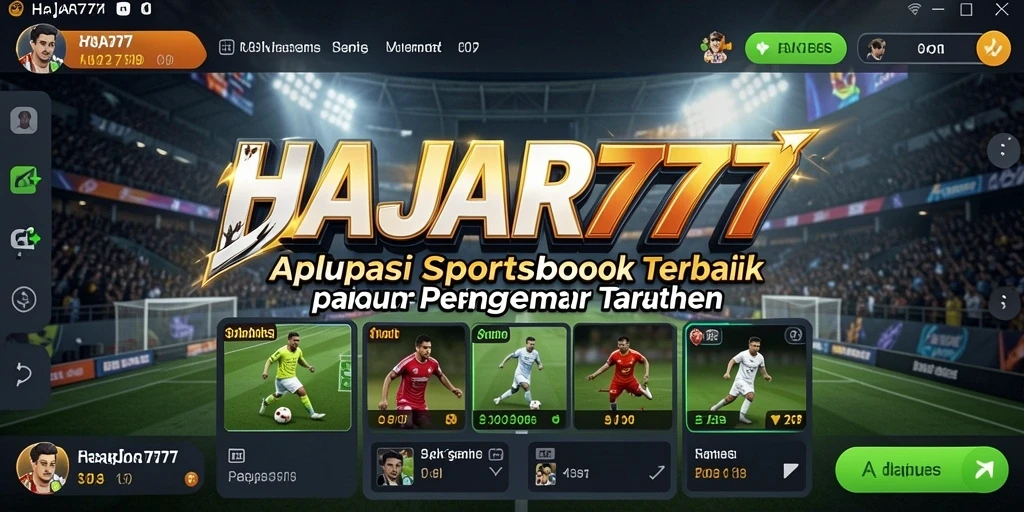 Tampilan menarik dari HAJAR777 dalam taruhan olahraga.