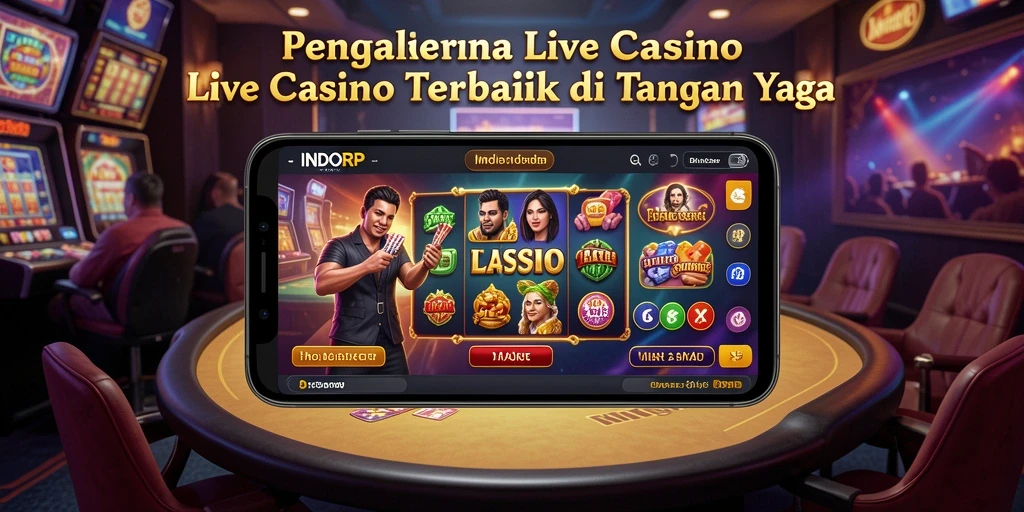 Tampilan gameplay INDORP yang menarik dengan dealer langsung dan interaksi pemain.