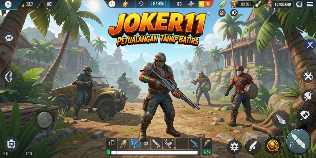 Tampilan gameplay JOKER11 yang menakjubkan dalam dunia terbuka.