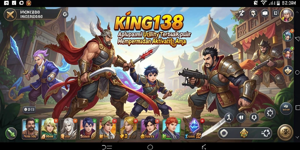 Tampilan antarmuka KING138 yang menarik dan mudah digunakan.