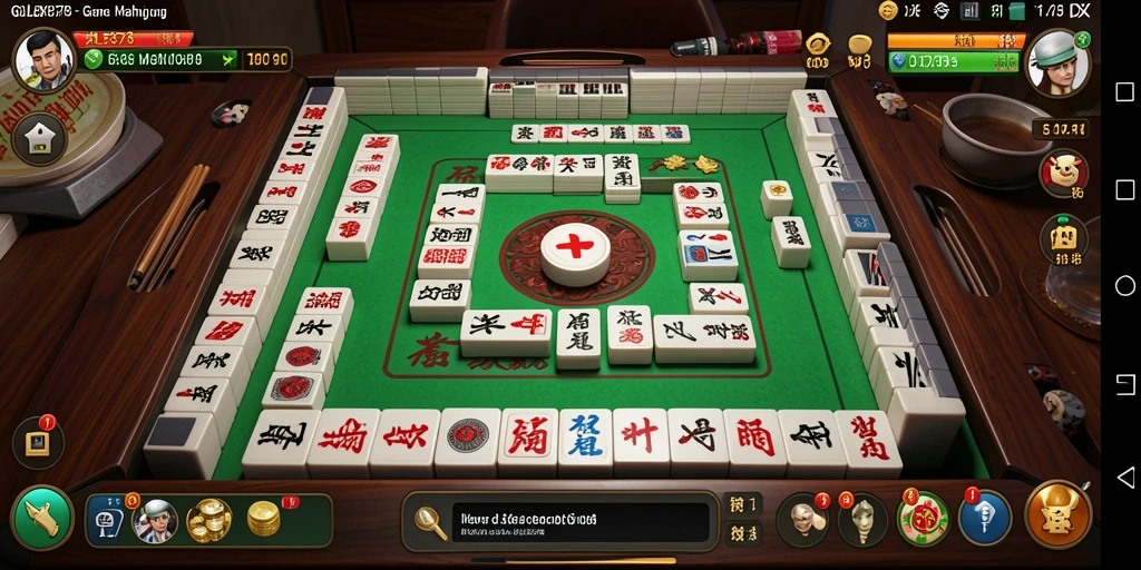 Tampilan gameplay seru dari ROLEX878 yang menampilkan Mahjong.
