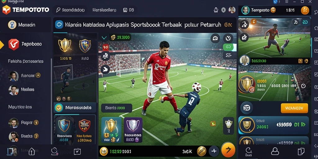 Screenshot dari gameplay taruhan olahraga TEMPOTOTO yang menarik.